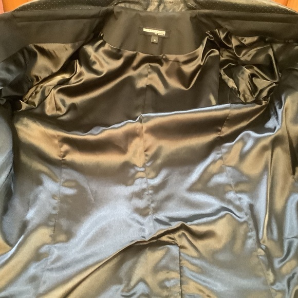 Attitude Jay Manuel Blazer Women’s Size 12 Vegan Leather Cotton Classic Black - Picture 6 of 13